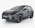 Subaru XV 2019 3D模型 wire render