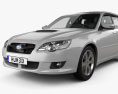 Subaru Legacy Универсал 2009 3D модель