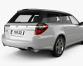Subaru Legacy ステーションワゴン 2009 3Dモデル