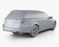Subaru Legacy 旅行車 2009 3D模型