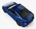 Subaru BRZ (ZC6) 2019 3D模型 顶视图