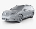 Subaru Ascent Touring 2020 3D-Modell clay render