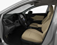 Subaru Impreza 5 puertas hatchback con interior 2019 Modelo 3D seats