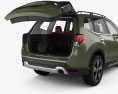 Subaru Forester Touring з детальним інтер'єром 2021 3D модель