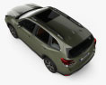 Subaru Forester Touring з детальним інтер'єром 2021 3D модель top view