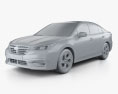 Subaru Legacy Touring 2022 3D-Modell clay render