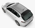 Subaru Impreza WRX STI з детальним інтер'єром 2014 3D модель top view