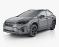 Subaru Crosstrek Sport 2022 3d model wire render
