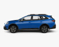 Subaru Outback Touring 2023 3D模型 侧视图