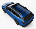 Subaru Outback Touring 2023 3D模型 顶视图