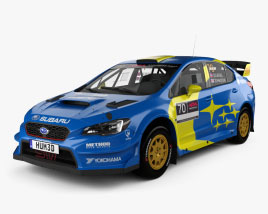 3D model of Subaru WRX VT20R Rally 2022
