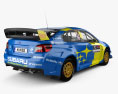 Subaru WRX VT20R Rally 2022 3D 모델  back view