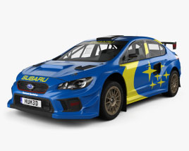 3D model of Subaru WRX Rally 2024