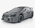 Subaru WRX Rally 2024 Modello 3D wire render
