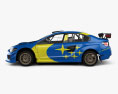 Subaru WRX Rally 2024 3d model side view