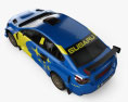 Subaru WRX Rally 2024 3D模型 顶视图