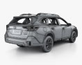 Subaru Outback Touring с детальным интерьером 2023 3D модель