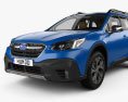 Subaru Outback Touring with HQ interior 2023 3d model