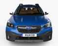 Subaru Outback Touring with HQ interior 2023 3d model front view