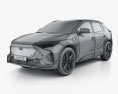 Subaru Solterra 2023 3D-Modell wire render
