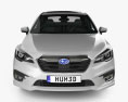 Subaru Legacy 2022 3D 모델  front view