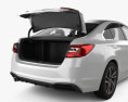 Subaru Legacy з детальним інтер'єром 2022 3D модель
