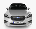 Subaru Legacy con interni 2022 Modello 3D vista frontale