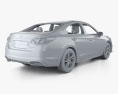 Subaru Legacy mit Innenraum 2022 3D-Modell