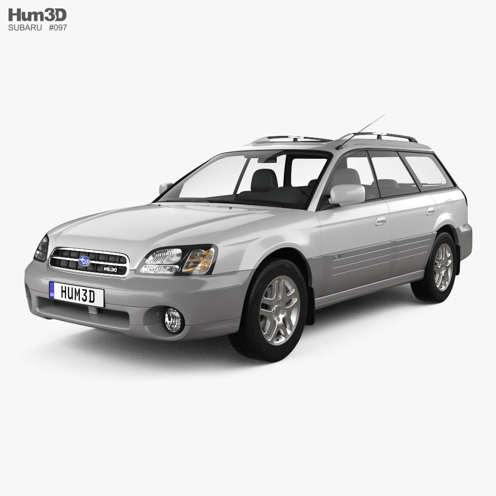 Subaru Outback H6 2001 3D-Modell