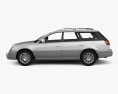 Subaru Outback H6 2004 3d model side view