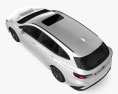Subaru WRX Sportwagon tS Sport 2024 3D модель top view