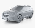 Subaru Ascent Onyx Edition 2024 3D 모델  clay render