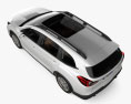 Subaru Ascent Touring mit Innenraum und Motor 2021 3D-Modell Draufsicht