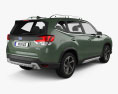 Subaru Forester e-Boxer 2024 3D модель back view