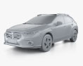 Subaru Crosstrek e-Boxer Limited 2024 3d model clay render