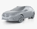 Subaru Crosstrek e-Boxer Touring 2024 3D-Modell clay render