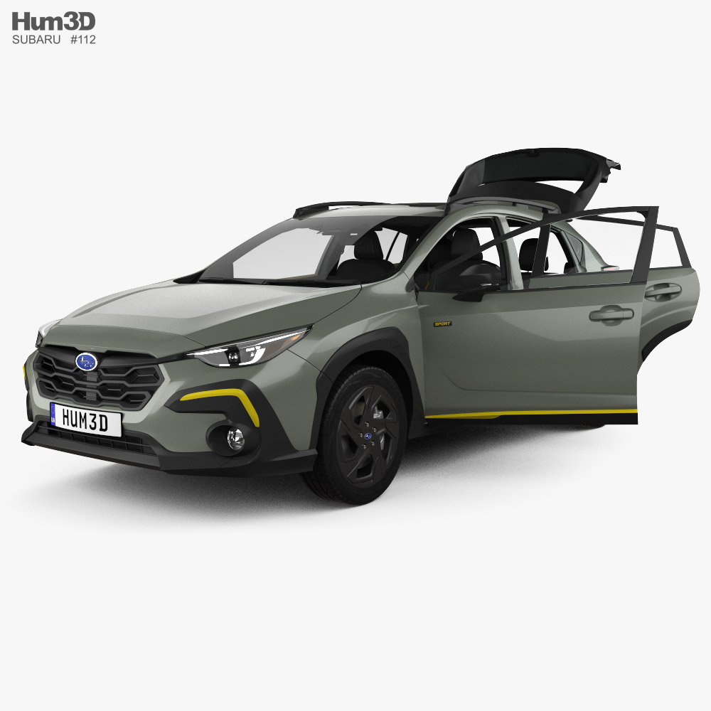 Subaru Crosstrek Sport US-spec with HQ interior 2023 3D model