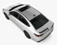 Subaru Legacy Sport 2024 3D模型 顶视图