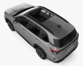 Subaru Forester Touring 2024 3D-Modell Draufsicht