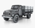 Sungri 61NA Flatbed Truck 1979 3d model wire render