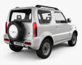 Suzuki Jimny 2015 3D模型 后视图