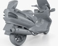 Suzuki Burgman (Skywave) AN650 Executive 2012 3D 모델 