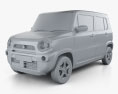 Suzuki Hustler 2016 3D 모델  clay render