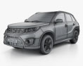 Suzuki Vitara (Escudo) 2017 3D模型 wire render
