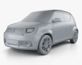 Suzuki iM-4 2018 3d model clay render