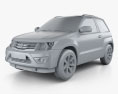 Suzuki Grand Vitara 3-door 2014 3d model clay render