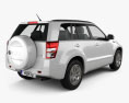 Suzuki Grand Vitara 5门 2014 3D模型 后视图