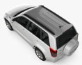 Suzuki Grand Vitara 5门 2014 3D模型 顶视图
