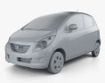 Suzuki Cervo 2010 3d model clay render