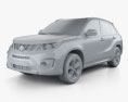Suzuki Vitara S 2018 3D-Modell clay render